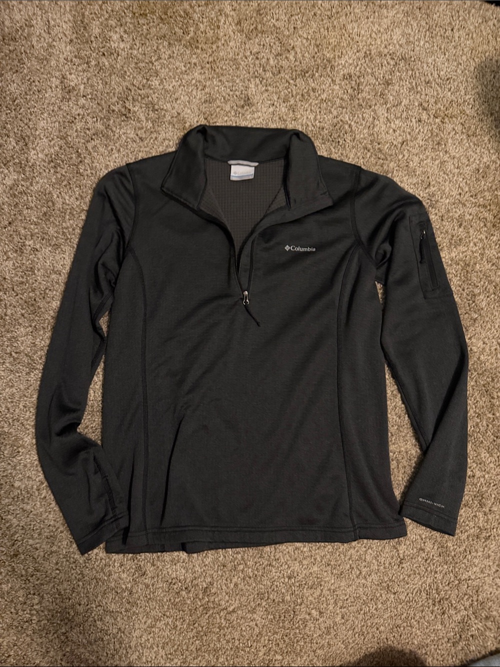 Columbia Black Woman’s Quarter-Zip Performance Jacket